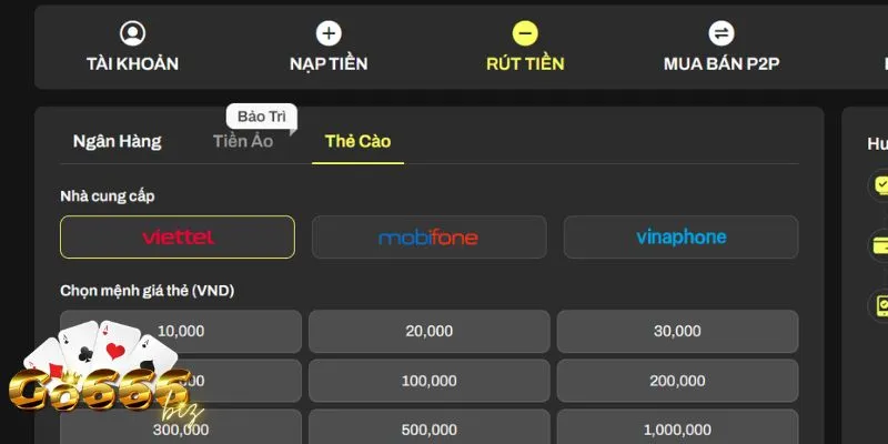 Vấn đề thường gặp khi rút tiền GO666 và cách khắc phục